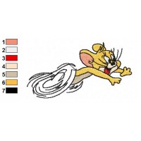 Tom and Jerry Embroidery Design 28